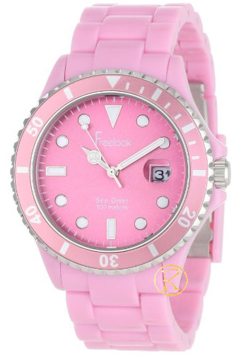 Freelook Women's Sea Diver Pink Watch HA1438-5