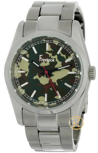 Freelook Men's Viceroy Camouflage Dial Stainless-Steel HA5304-4E