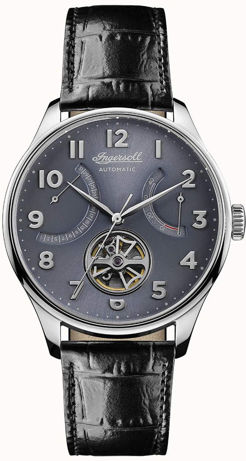Ingersoll The Hawley Automatic Black Leather Strap I04604