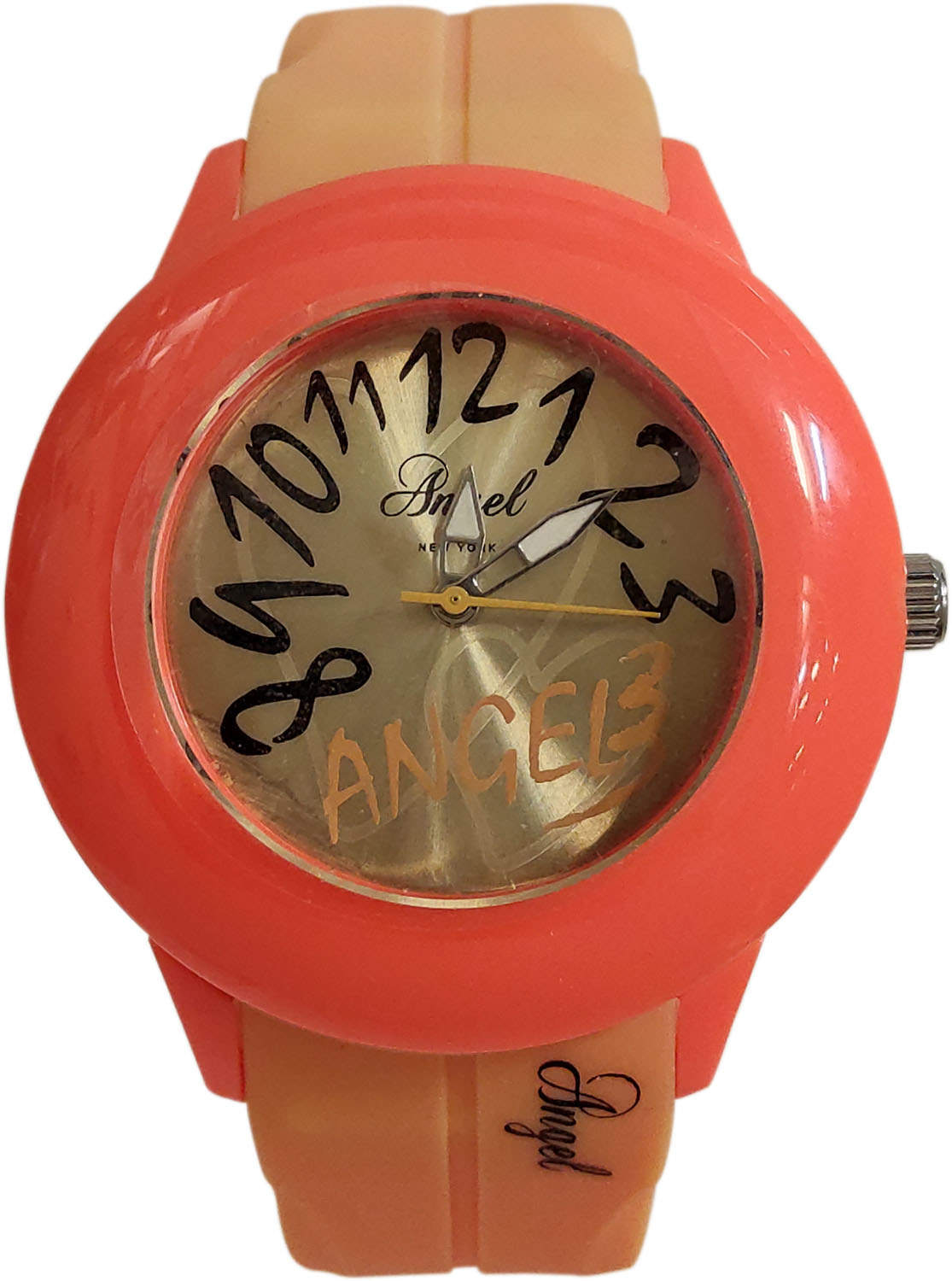 Angel Orange Rubber Strap AP1410OR