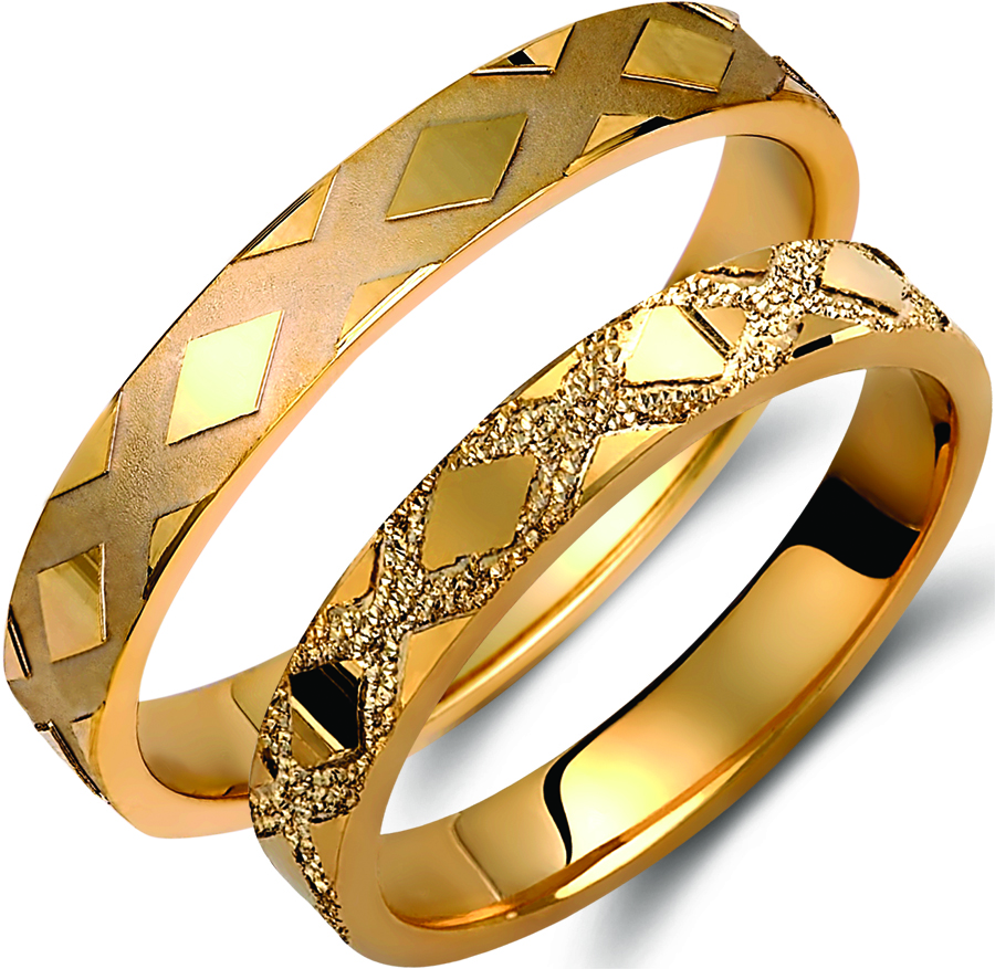 Βέρες Γάμου Ζευγάρια από κίτρινο Χρυσό Χειροποίητες από Ελληνικό Εργαστήρι code gk412c-1178