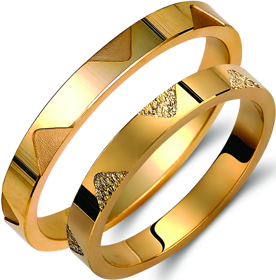 Βέρες Γάμου Ζευγάρια από κίτρινο Χρυσό Χειροποίητες από Ελληνικό Εργαστήρι code gk415c-1184