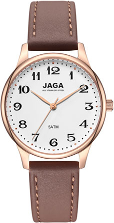 Jaga Brown Leather Strap J103-3