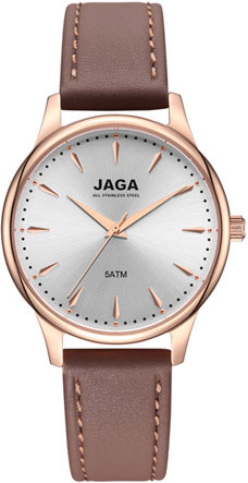 Jaga Brown Leather Strap J103-5