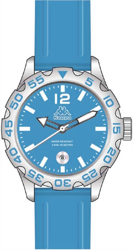 Kappa Light Blue Rubber Strap KP-1401L-D