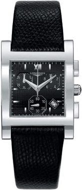 Longines Black Leather Strap L56684752