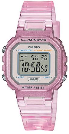 Casio Collection Light Pink Rubber LA-20WHS-4AEF