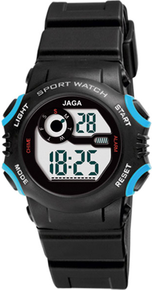 Jaga M109X Black Rubber Strap