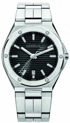 Michele Herbelin Men's Stainless Steel Cap Camarat Bracelet Watch 12245-B14