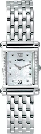 Michel Herbelin Antares Diamond Stainless Steel Bracelet MH17049/22ΥΒ19