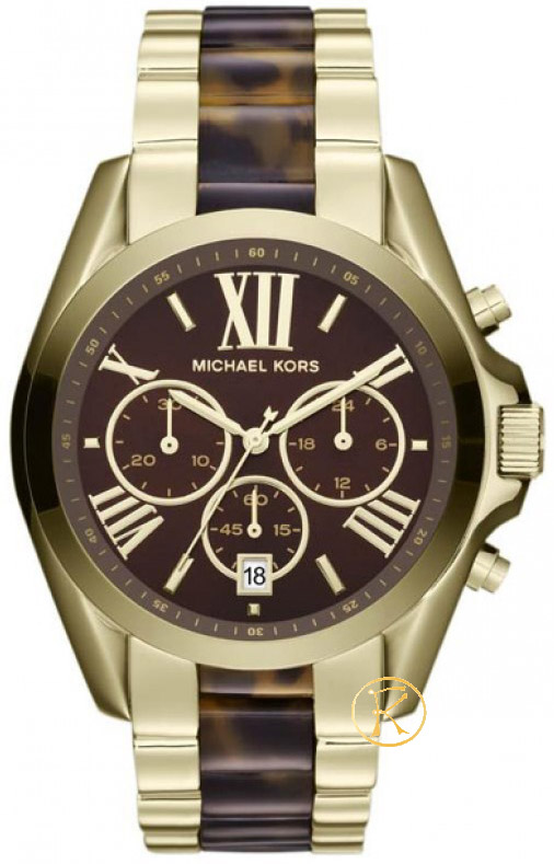 Michael Kors Ladies Chronograph Gold Watch MK5696