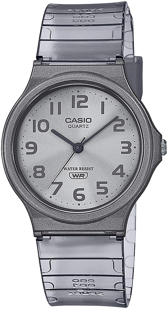 Casio Collection Grey Rubber Strap MQ-24S-8BEF