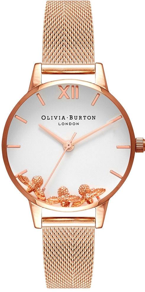 Olivia Burton Busy Bees Rose Gold Stainless Steel Bracelet OB16CH01