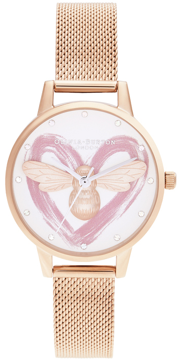 Olivia Burton My Heart Lucky Bee Rose Gold OB16FB01