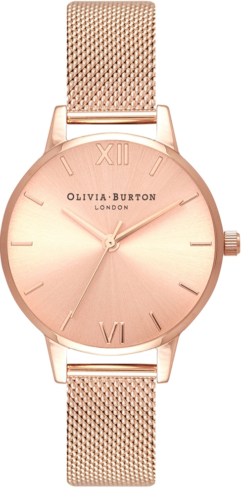 Olivia Burton Sunray Rose Gold Stainless Steel Bracelet OB16MD84