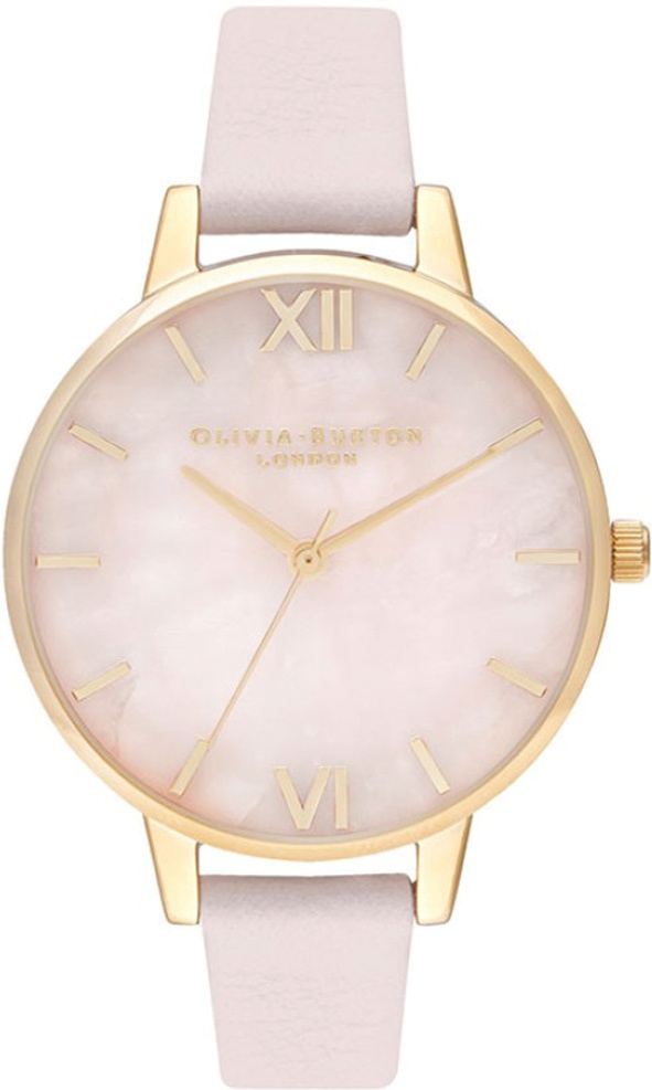 Olivia Burton Semi Precious Pink Leather Strap OB16SP20