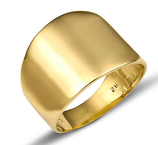 Χειροποίητο χρυσό δαχτυλίδι RN10219
