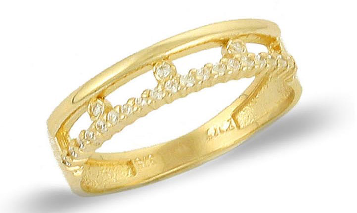 Χειροποίητο χρυσό δαχτυλίδι RN11253