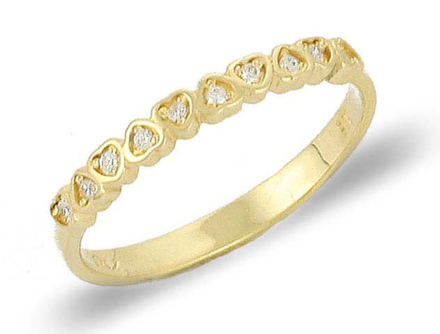 Χειροποίητο χρυσό δαχτυλίδι RN11408