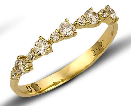 Χειροποίητο χρυσό δαχτυλίδι RN11410