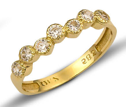 Χειροποίητο χρυσό δαχτυλίδι RN11412