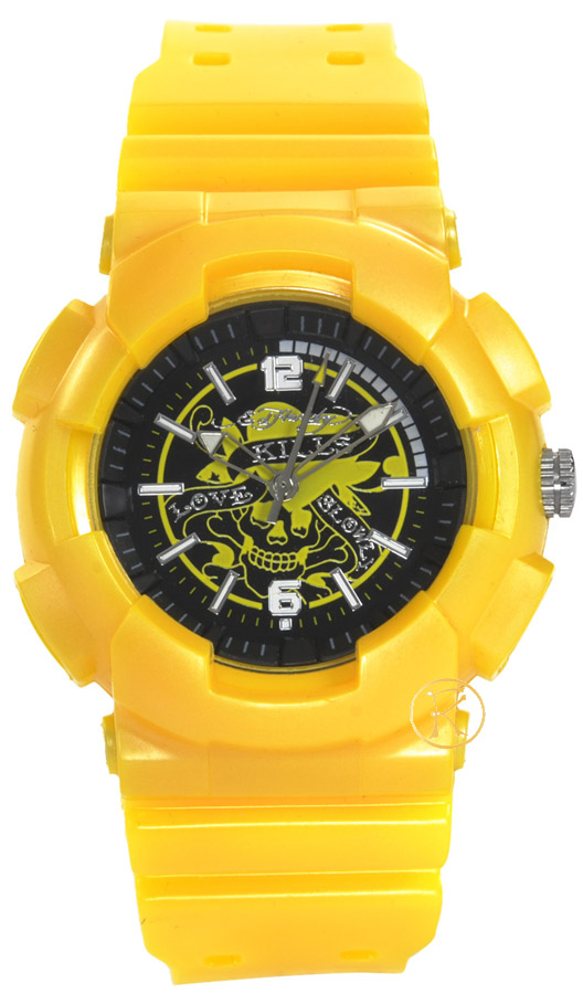 Ed Hardy Unisex Watch Striker Yellow SR-YW