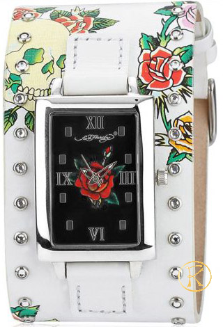 Ed Hardy Temptress White Skull TT-WSK