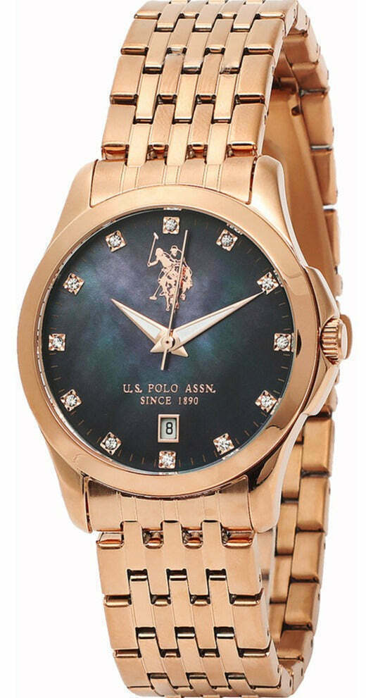 U.S. Polo USP8006RG Claire Rose Gold Stainless Steel Bracelet