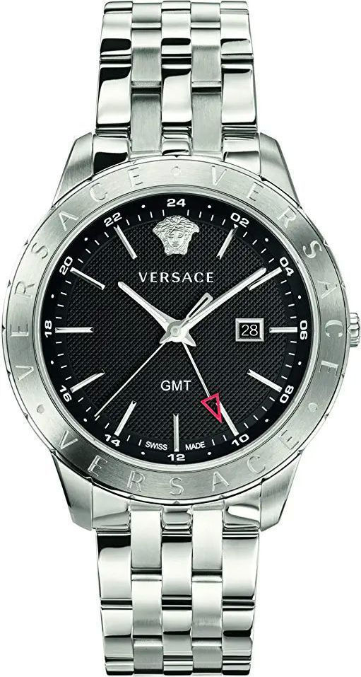 Versace Univers GMT Black / Silver VEBK00418