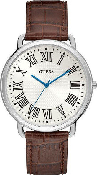 GUESS Brown Leather Strap W1164G1