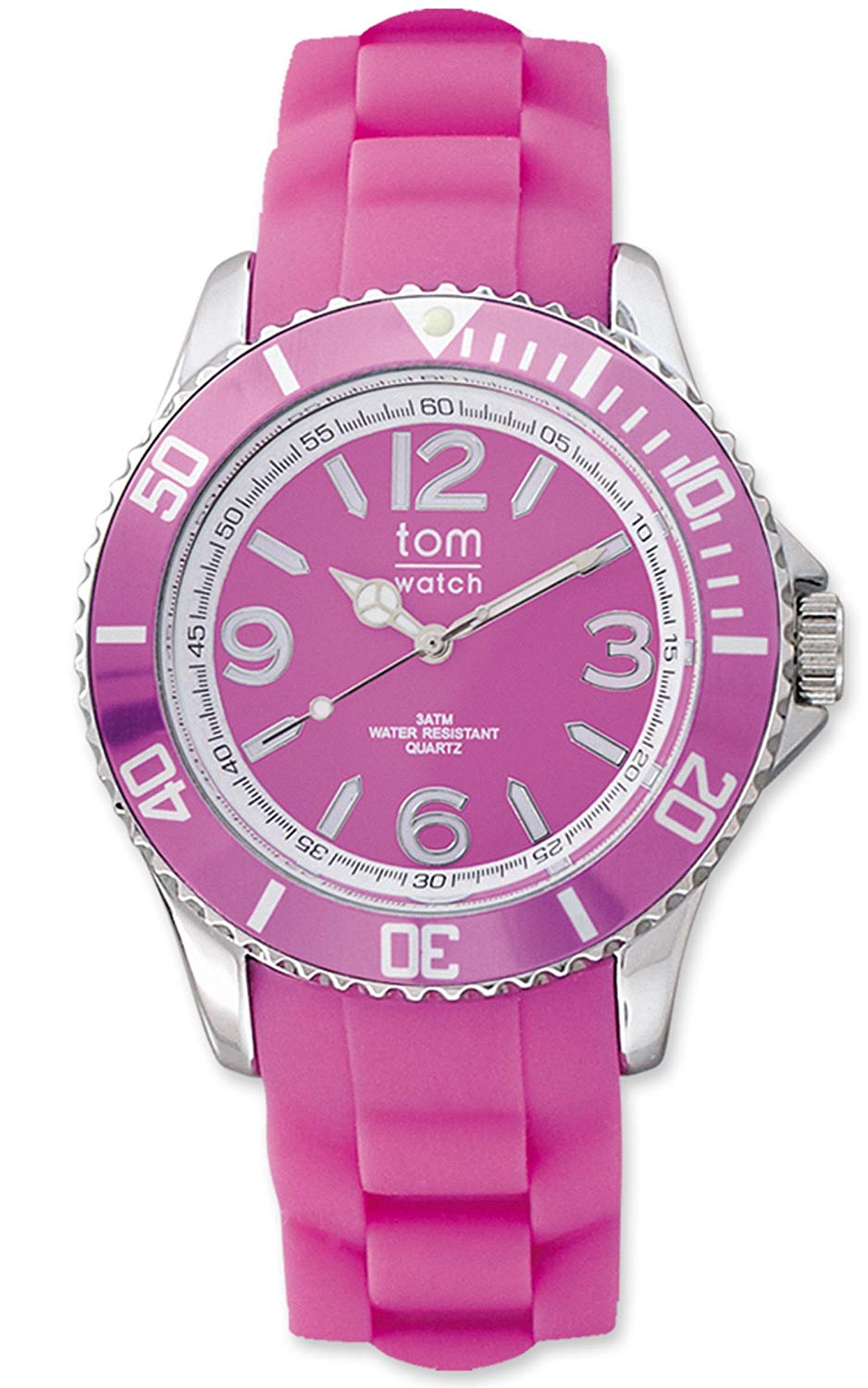 Tom watch Analogue Quartz Watch with Rubber Strap WA00127