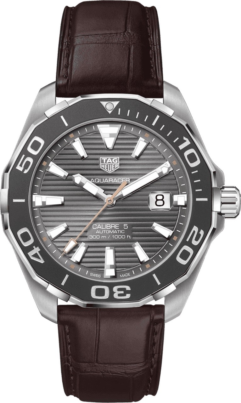 TAG Heuer Aquaracer Calibre 5 Black/Brown WAY201M.FC6474