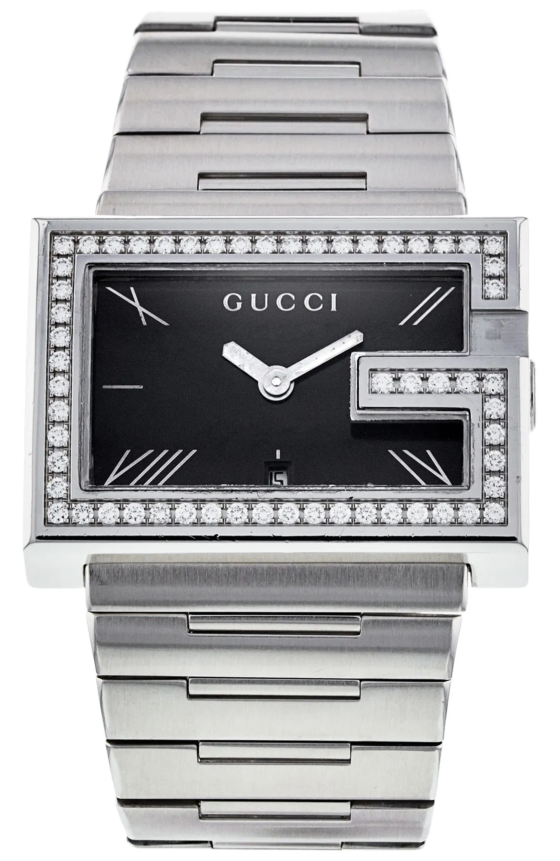 Gucci Swiss Made Ladies Diamonds YA100505-1