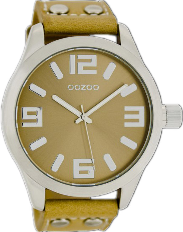 OOZOO Timepieces XL Brown Leather Strap C1055