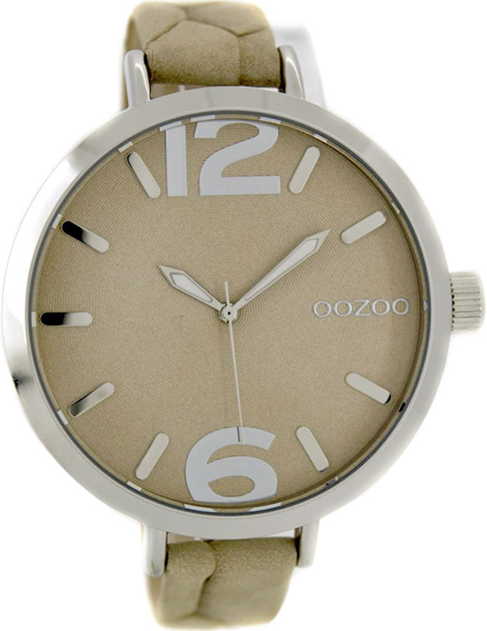 OOZOO Timepieces XXL Brown Leather Strap C7147