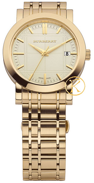 Burberry Ladies Gold Tone Bracelet Watch BU1393