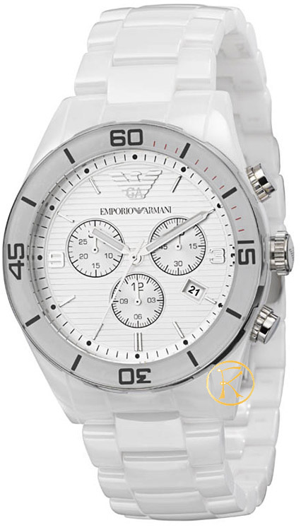 Emporio armani chrono black ceramic bracelet deals