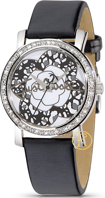 Just Cavalli Moon Black Leather Strap  R7251103745