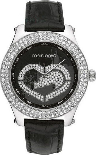 Marc Ecko Black Leather Strap E10038M8