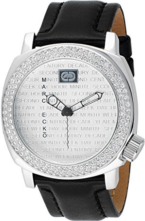 Marc Ecko Black Leather Strap E95012G1