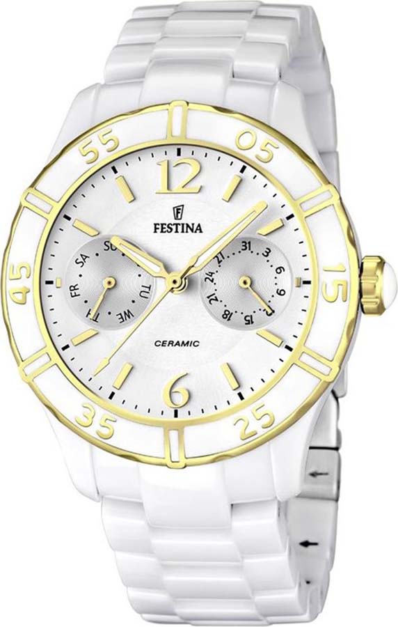 FESTINA Multifunction White Ceramic Bracelet F16634/1