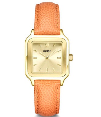 Cluse Gracieuse Petite Orange Leather Strap CW11808