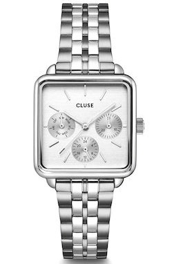 Cluse La Tétragone Silver Stainless Steel Bracelet CW13802