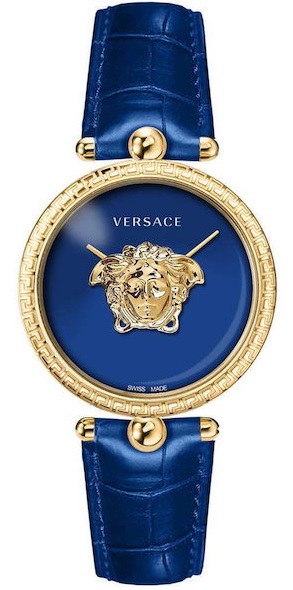 Versace Palazzo Blue Leather Strap VECO02922