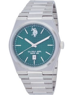U.S. Polo Assn. Silver Stainless Steel Bracelet USP7253GR
