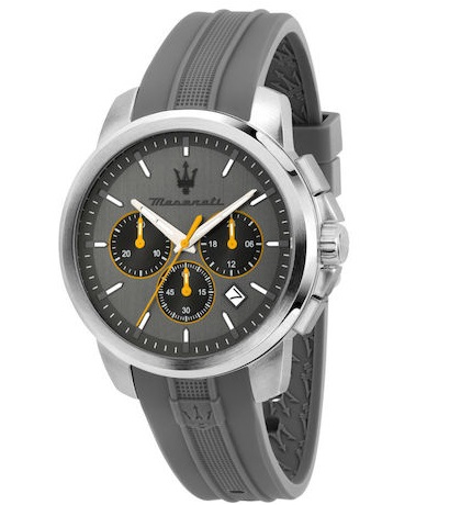 Maserati Successo Grey Rubber Strap R8871621043