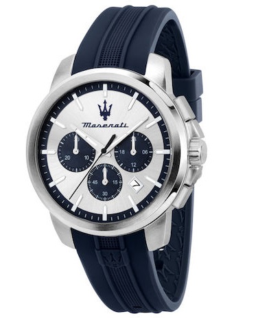 Maserati Successo Blue Rubber Strap R8871621042