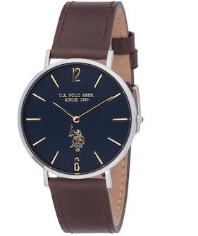 U.S. Polo Assn. Austin Brown Leather Strap USP7261BL