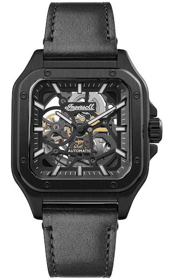 Ingersoll Ollie Black Leather Strap I14504