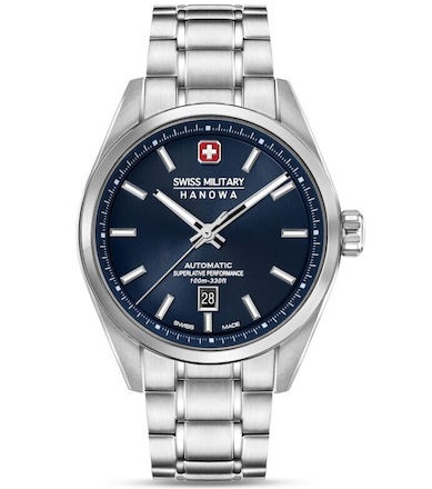 Swiss Military Hanowa Pioneer Automatic Silver Stainless Steel Bracelet SMWGL0006202